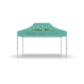 10’x15′ Dye Sublimated Canopy on Recycled Polyester