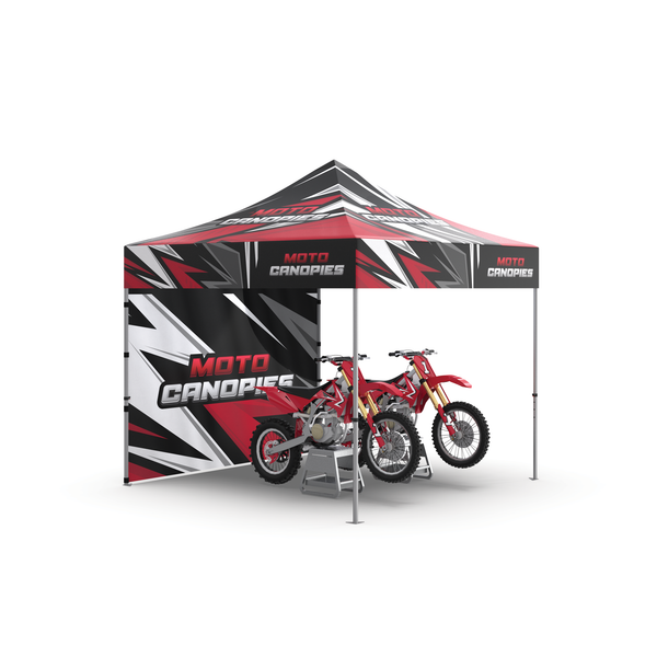 10’x10′ Dye Sublimated Moto Kit 1
