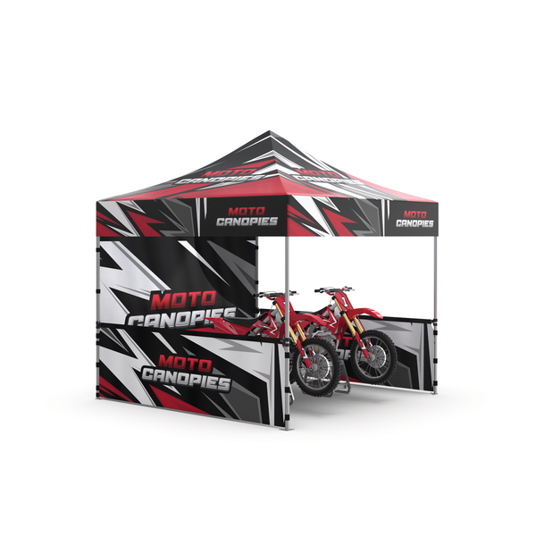 10’x10′ Dye Sublimated Moto Kit 2