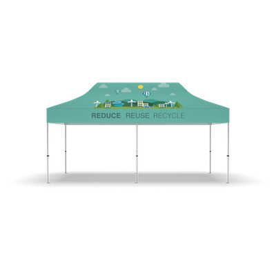 Custom printed 10x20 canopy