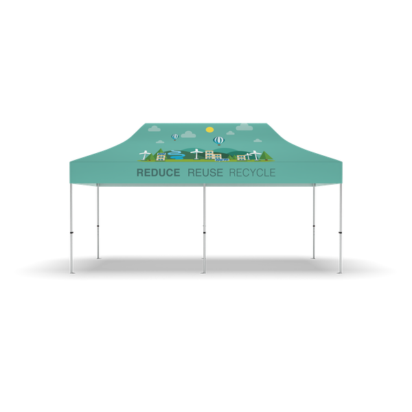 Custom printed 10x20 canopy