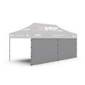 20’x7′ Dye Sublimated Canopy Wall on Recycled Polyester