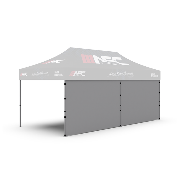 20’x7′ Dye Sublimated Canopy Wall on Recycled Polyester