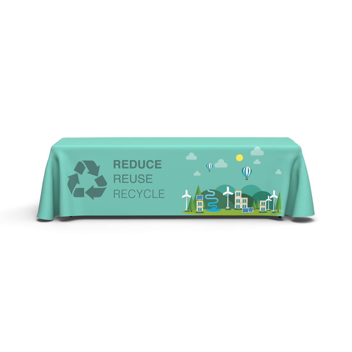 8ft Recycled Polyester Table Throw