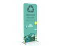 36″ x 90″ Premier Tube Banner Stand on Recycled Polyester